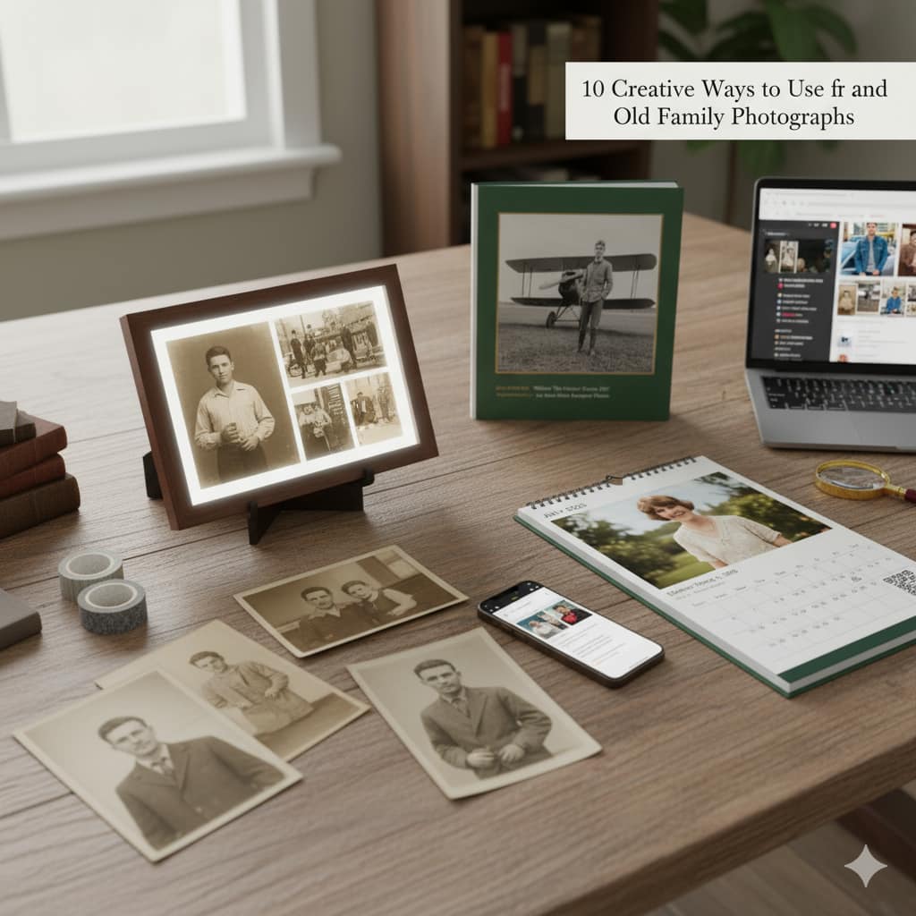 10 Creative Ways to Use and Preserve Old Family Photographs