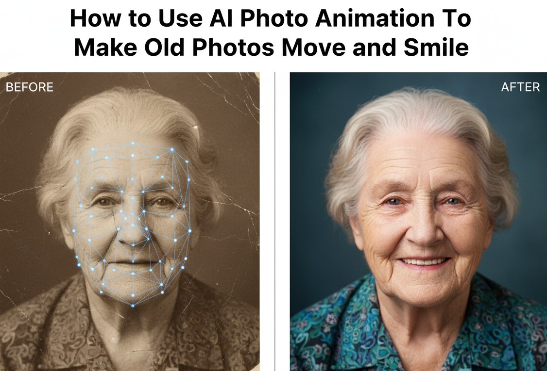 How to Use AI Photo Animation to Make Old Photos Move and Smile