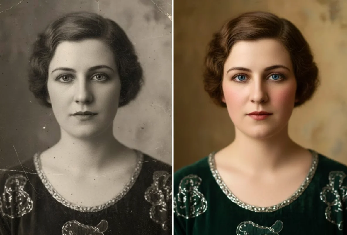 How to Colorize Black and White Photos for Genealogy Research