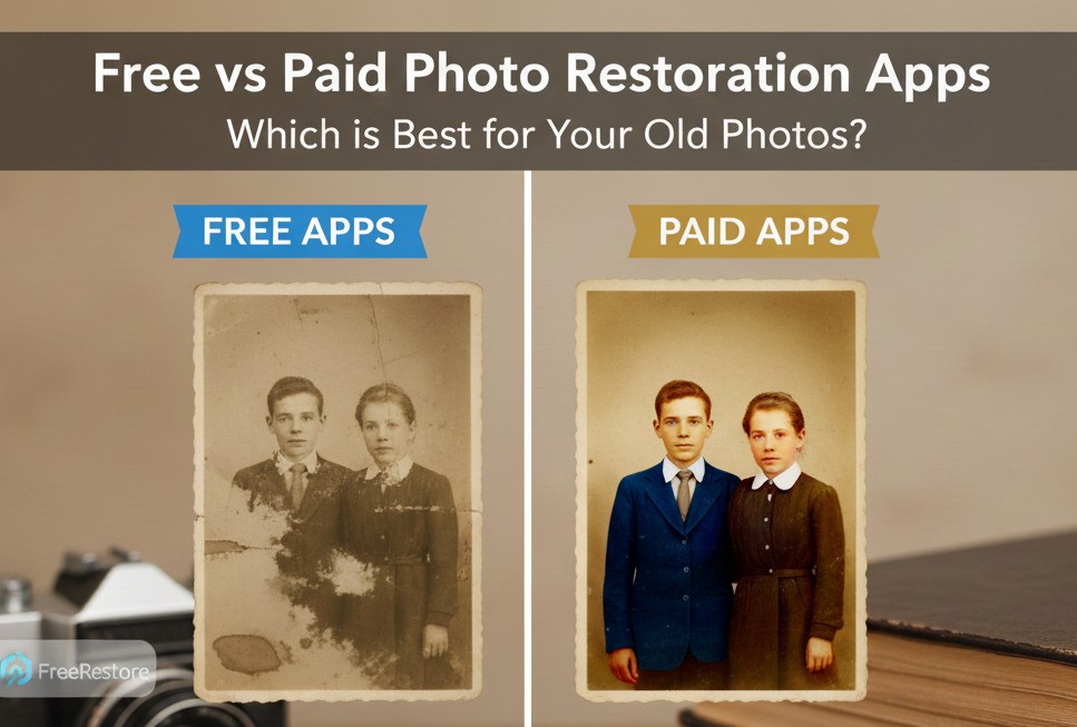 Free vs Paid Photo Restoration Apps: Which is Best for Your Old Photos?