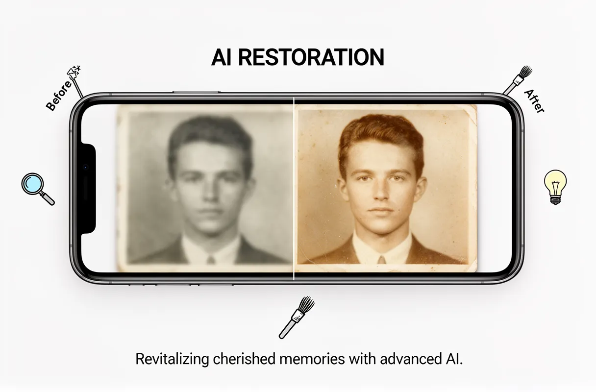 Enhancing Digitized Photos: AI Restoration and Damage Repair