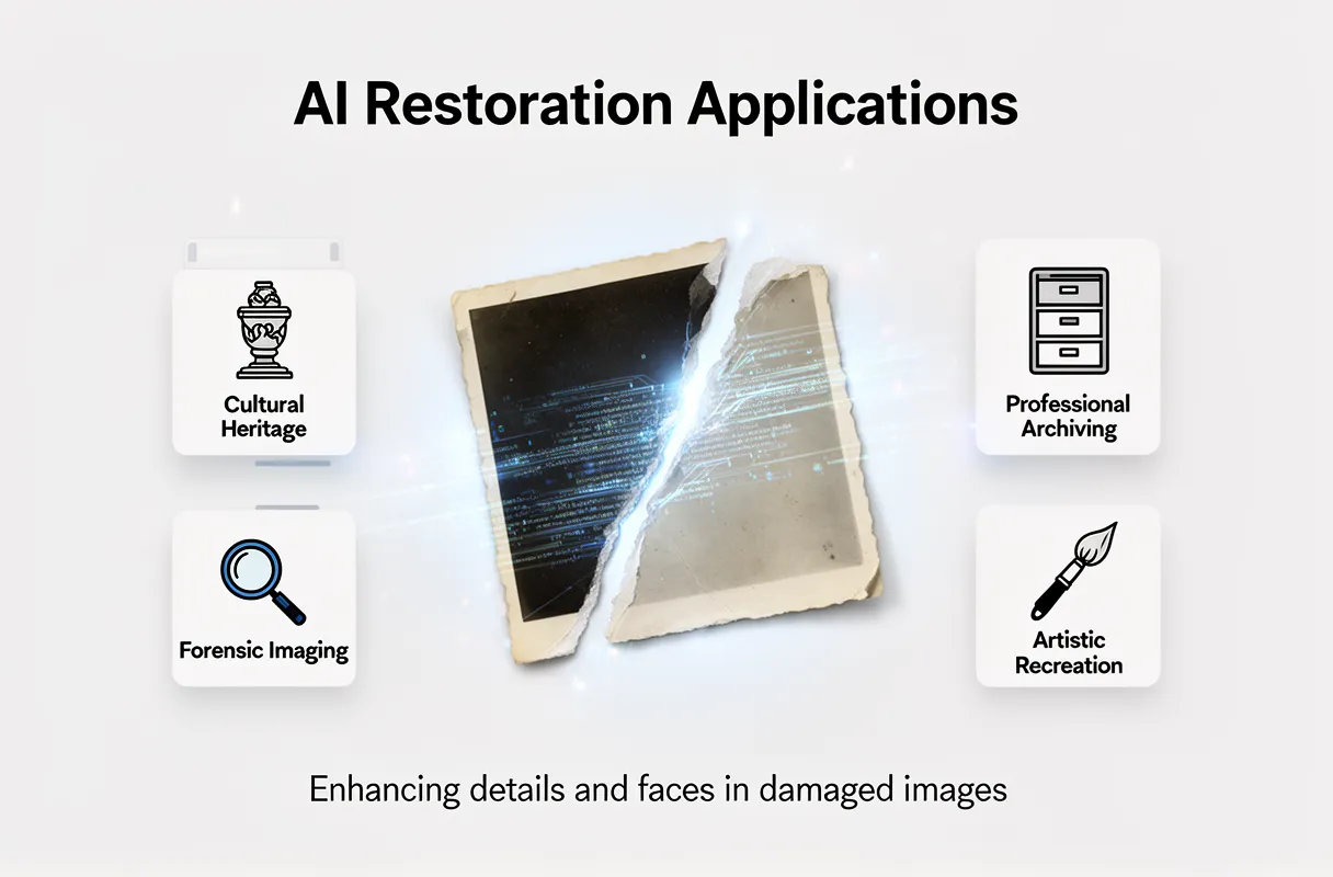 Practical Applications and Ethical Considerations of AI Restoration