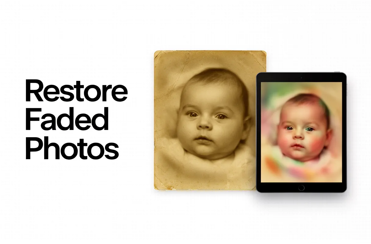 How to Restore and Colorize Faded Baby Photos from the Past