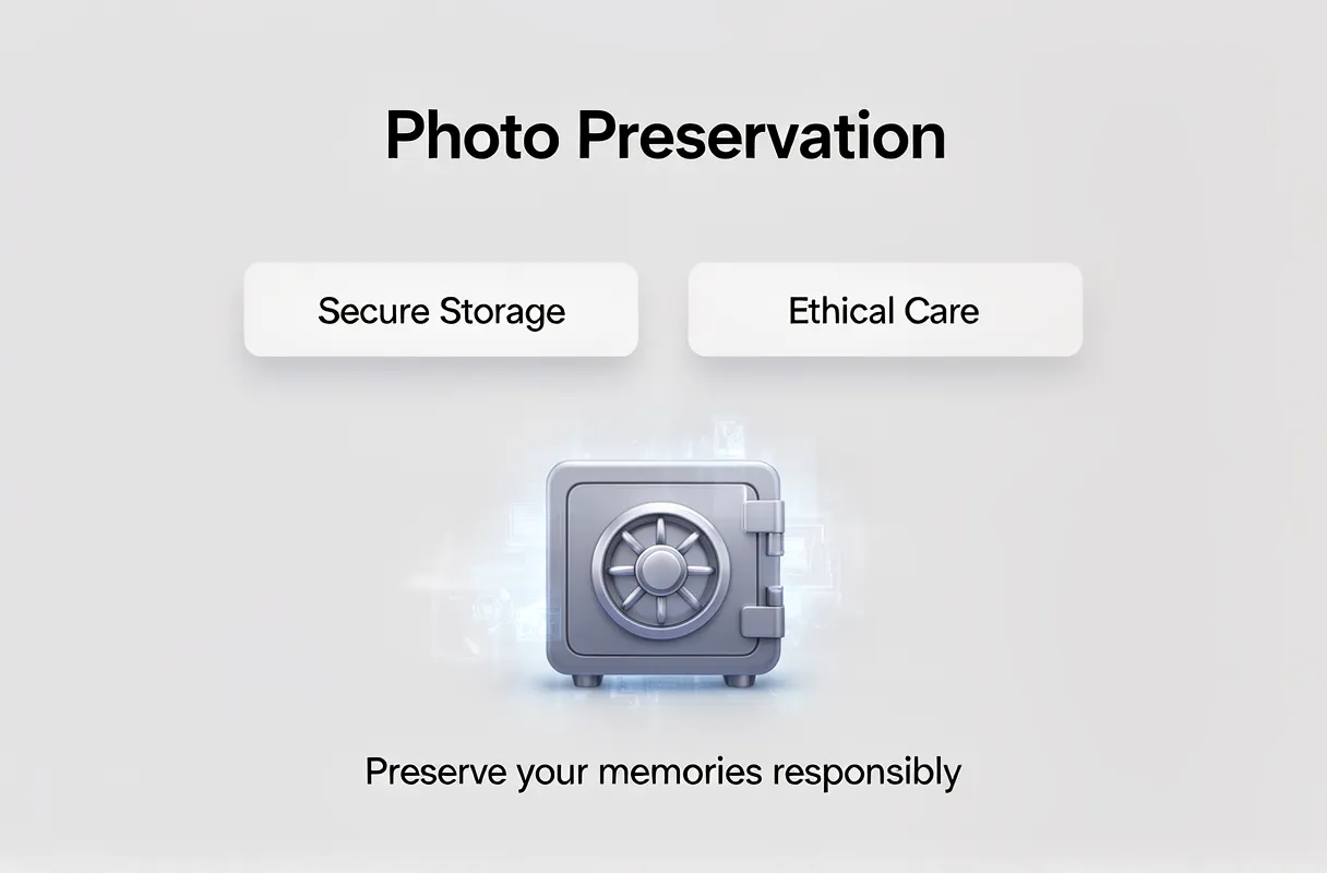 Beyond Restoration: Secure Storage and Ethical Preservation