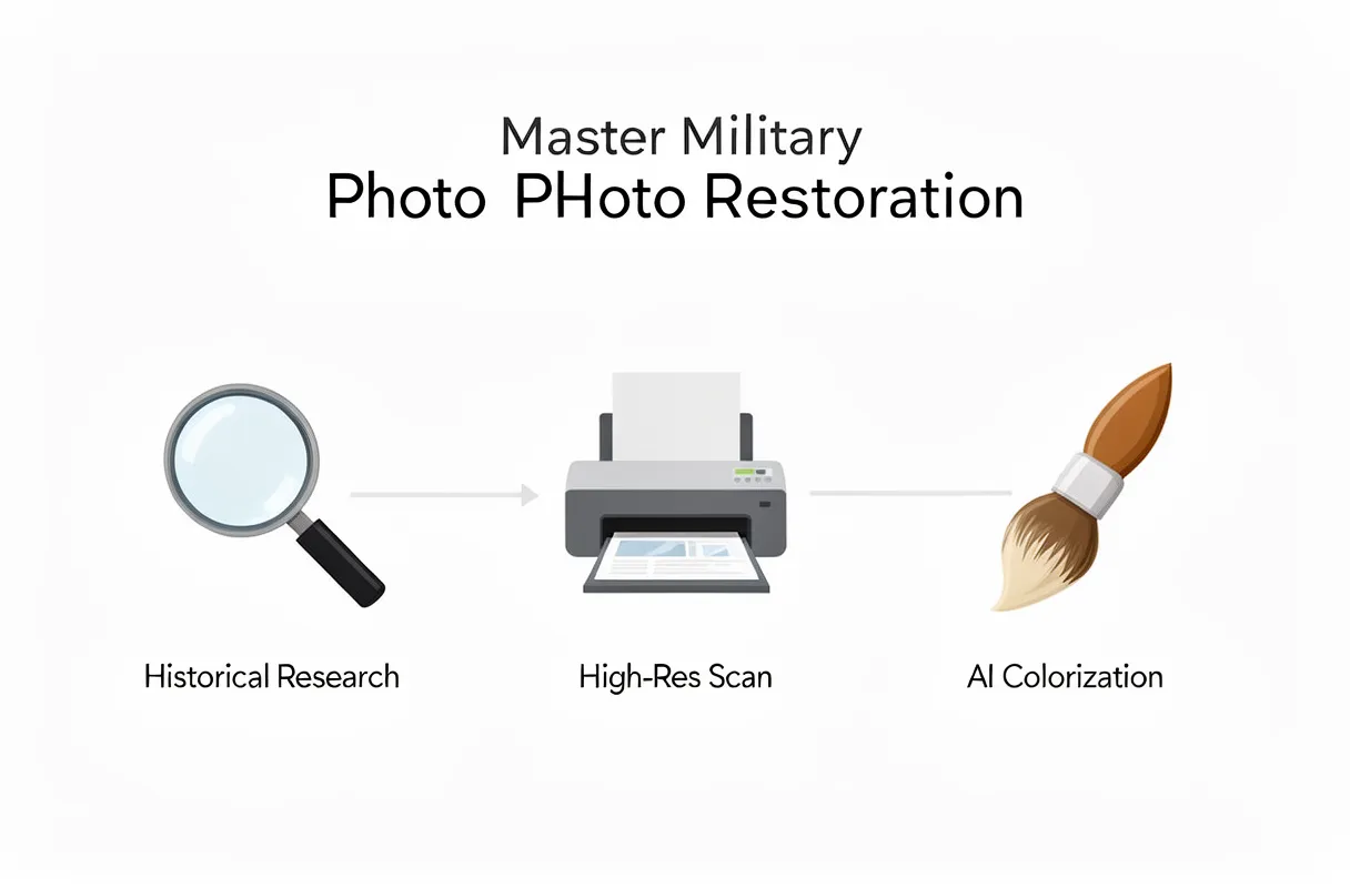 Master Authentic Military Photo Restoration Online: A Hybrid Approach