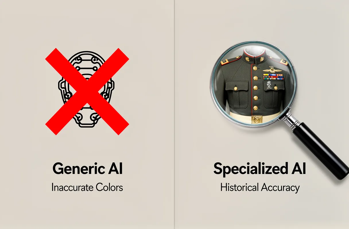 Why Generic AI Fails Authentic Military Photo Restoration