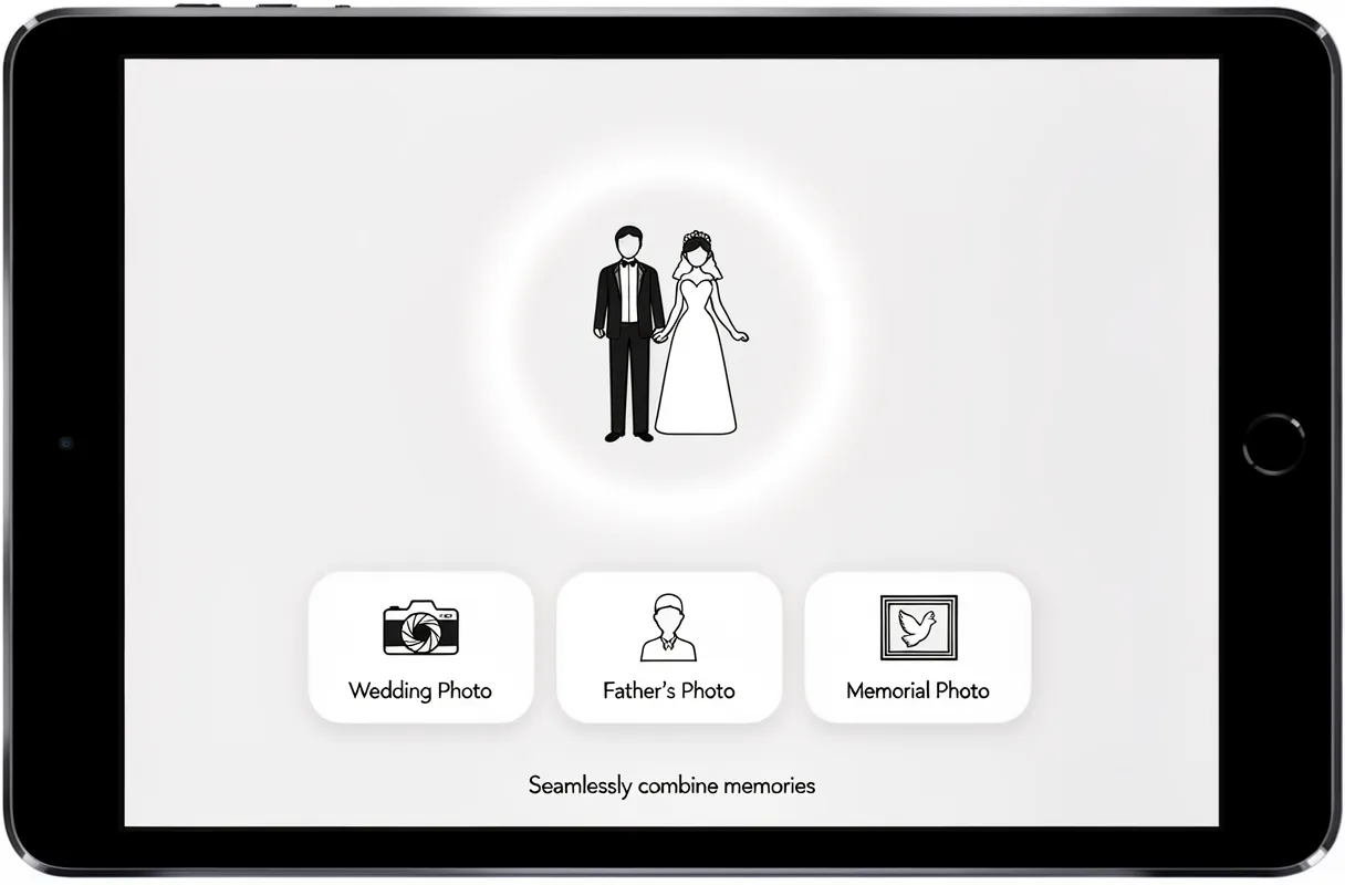 How to Digitally Add Your Father to a Wedding Photo with BringBack AI
